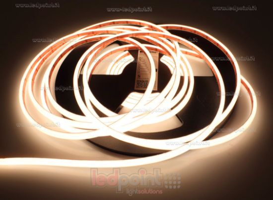 Imagen de Led Neon Flex 3x5mm blanco cálido 3000K 1515 24V 5,5W 350led/m IP53 (IP65) 5m