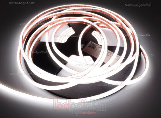 Imagen de Led Neon Flex 3x5mm blanco 4000K 1515 24V 5,5W 350led/m IP53 (IP65) 5m