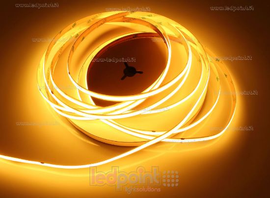 Imagen de Tira de led COB 10m naranja 480leds/m 24V 12W/m