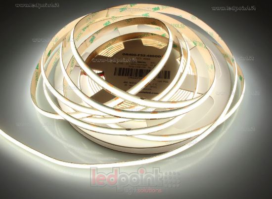 Imagen de Tira led 5m blanco 4000K CRI>90 480leds/m 12V 10W/m PCB 8mm control de corriente