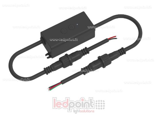 Imagen de Mini controlador LED por RF RGB + CCT, de 5 canales, IP67, 12/24 V CC, 1 A*5 canales, RF 2,4 GHz