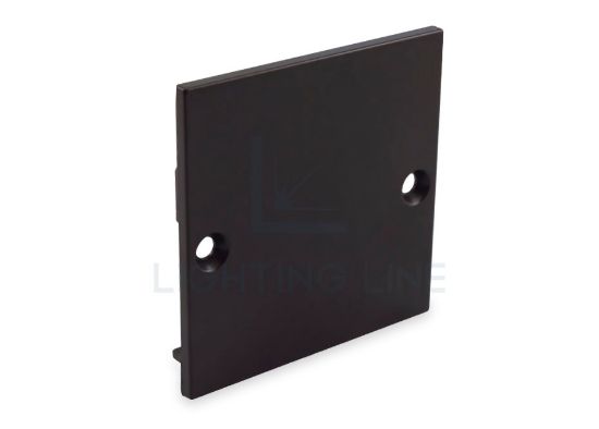 Imagen de Tapa negra de plástico para perfil SL18-25