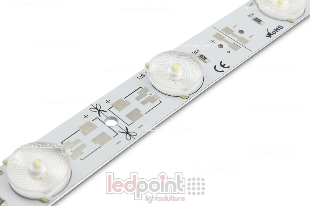 Barra led en aluminio 2835 24V IP20 5800-6250K BL1100-60-02282.15L