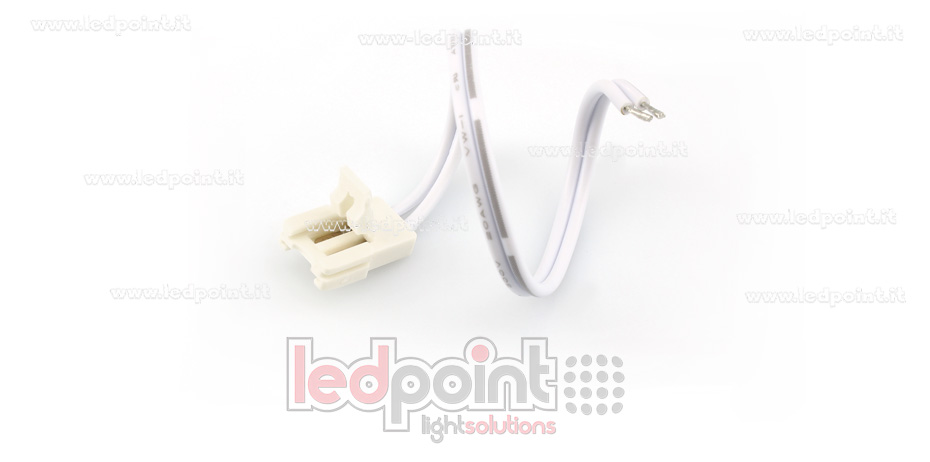 Conector con cable de 14cm para tiras de led 2835 y 3528 monocromáticas (PCB 8mm), versión reducida C3M-CST-W14-s1