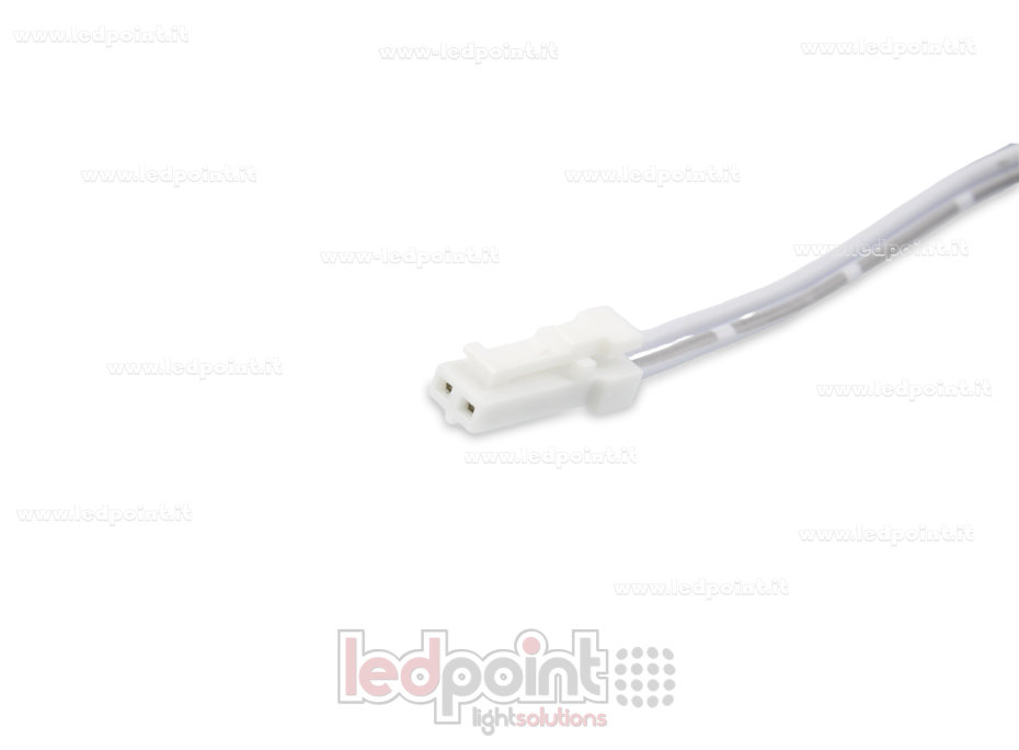 Conector transparente de 2 pines con cable de 2m y salida Dupont para tiras LED y COB de 8mm de PCB CC082R-AST-W200A Conector transparente de 2 pines con cable de 2m y salida Dupont para tiras LED y COB de 8mm de PCB CC082R-AST-W200A