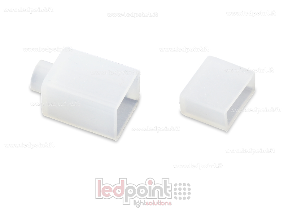 Conector con cable de 20cm para tiras de led COB 230V PCB 8mm CM-230-CCO-W20-8