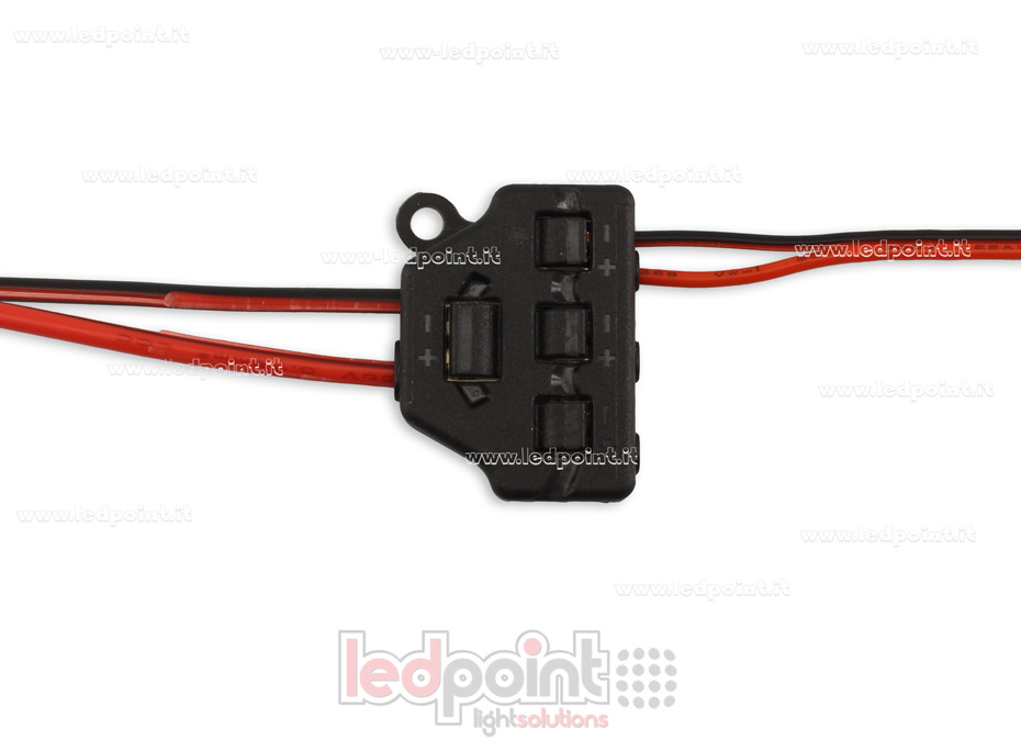 Conector rápido 3 salidas para dos cables CP-FC3-2