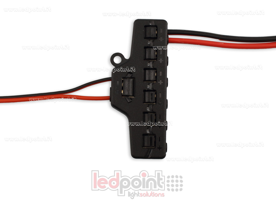 Conector rápido 6 salidas para dos cables CP-FC6-2