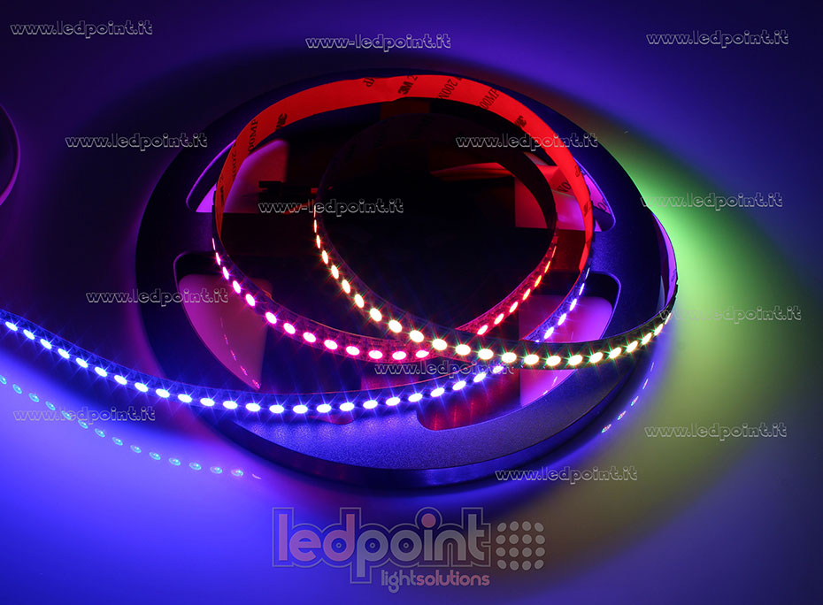 Tira de led 5050 5V IP20 RGB 144led/m F12-CoRGB-144510
