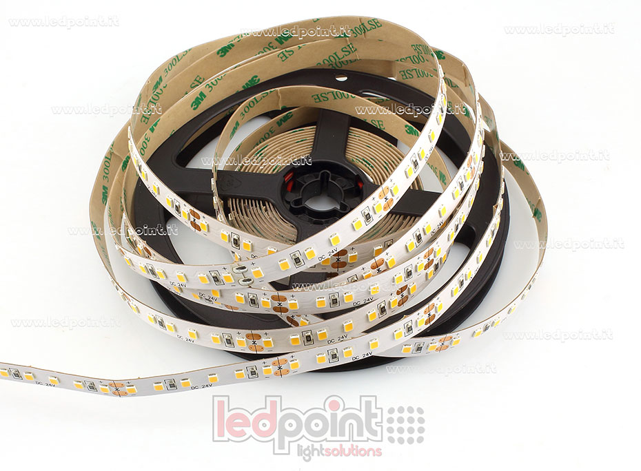 Tira de led 2835 24V IP20 2900-3100K 120led/m F52-290-1208F2/14.4