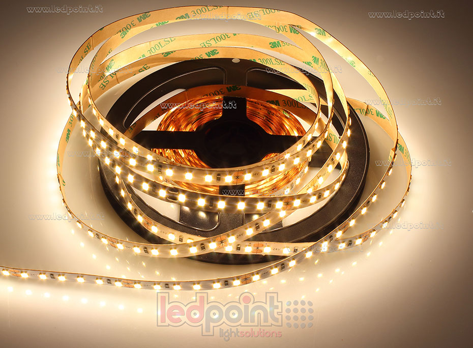 Tira de led 2835 24V IP20 2900-3100K 120led/m F52-290-120DF2
