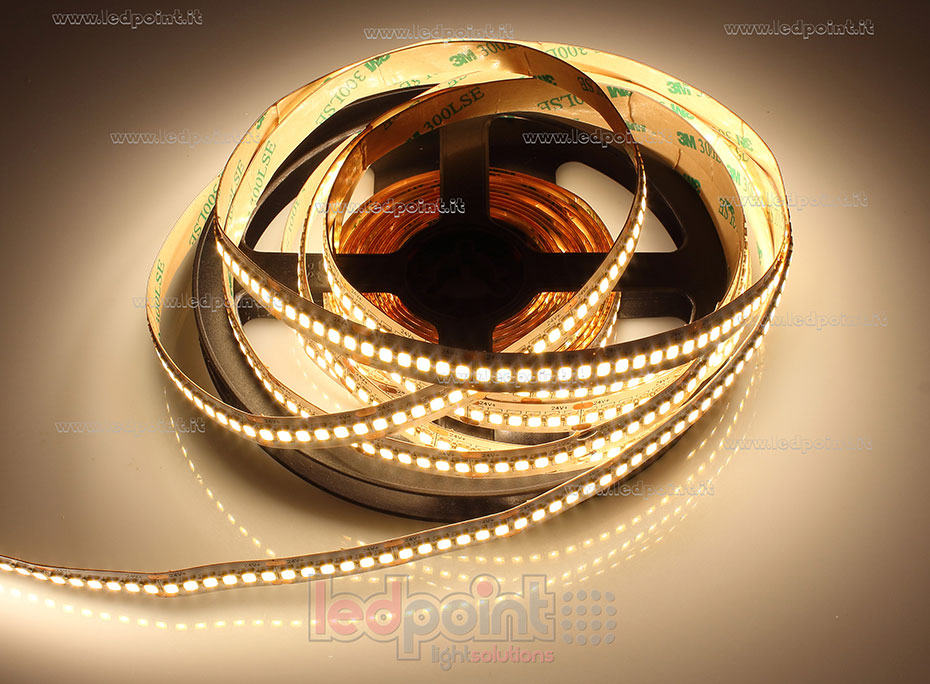 Tira de led 2835 24V IP20 2900-3100K 240led/m F52-290-240DF2