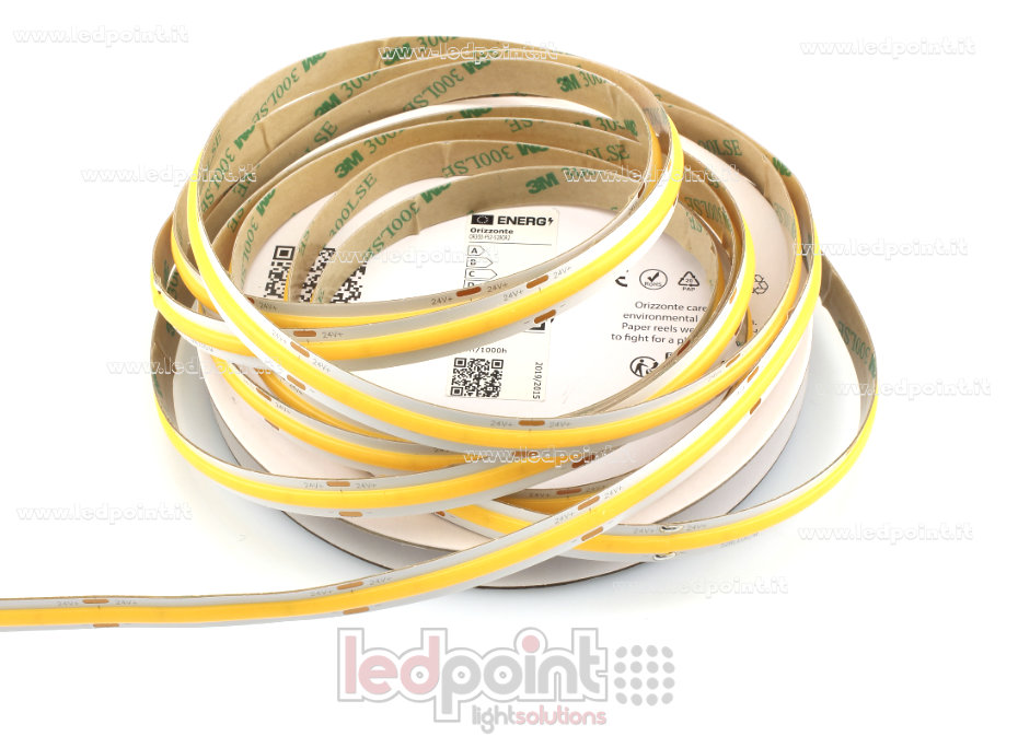 Tira de led COB 24V IP20 3000K 528led/m F52-300-528OR2