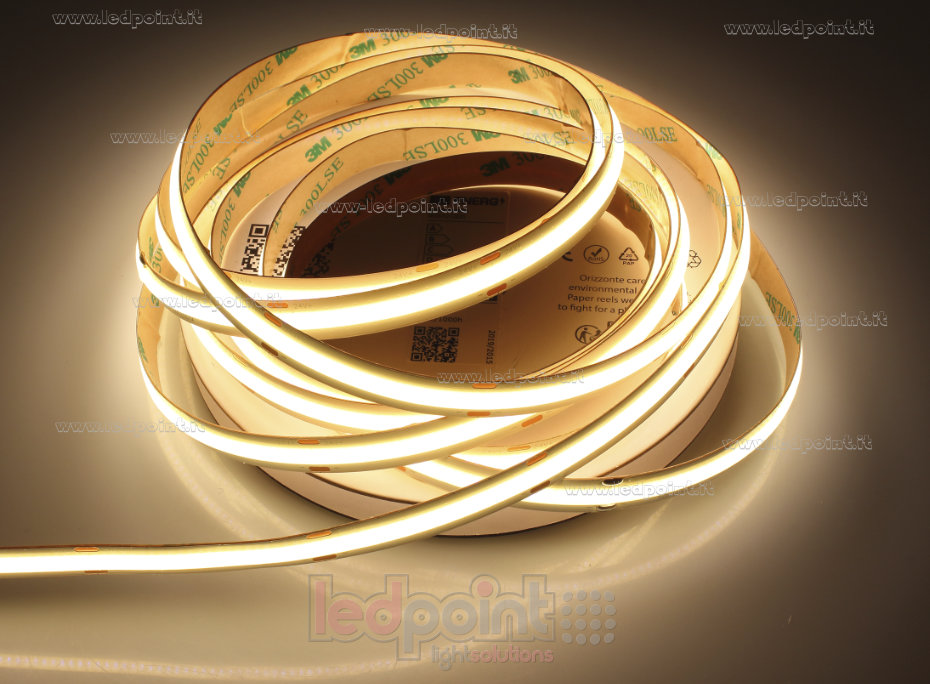 Tira de led COB 24V IP20 3000K 528led/m F52-300-528OR2
