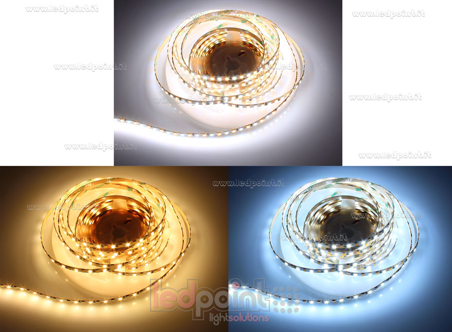 Tira de led 2835 12V IP20 2700-6500K 78+78led/m F52-CCT-156821-W5