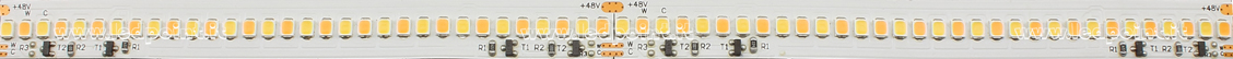 Tira de led 2835 48V IP20 2700-5000K 128+128led/m F52-CCT-2568U4A
