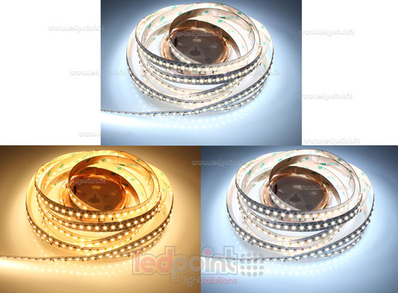 Tira de led 2835 48V IP20 2700-5000K 128+128led/m F52-CCT-2568U4A