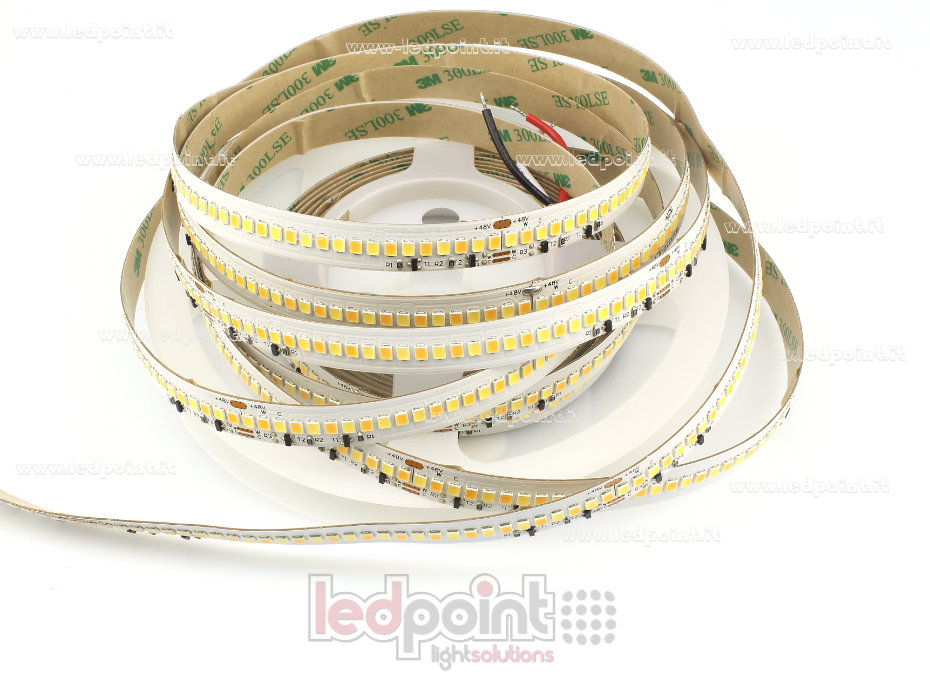Tira de led 2835 48V IP20 2700-6200K 128+128led/m F52-CCT35-256824A-C9