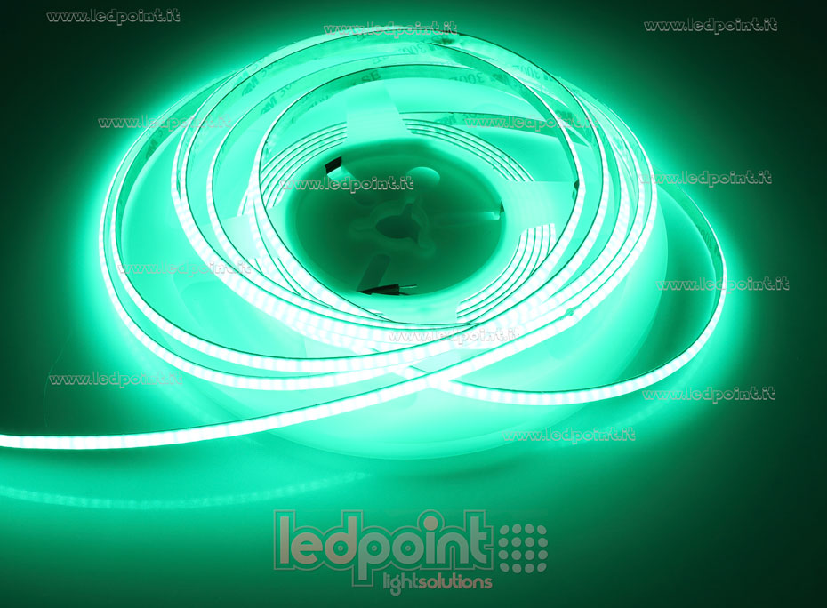 Tira de led COB 24V IP20 %COLORE% 320led/m F52-GRE-320OS2-W5