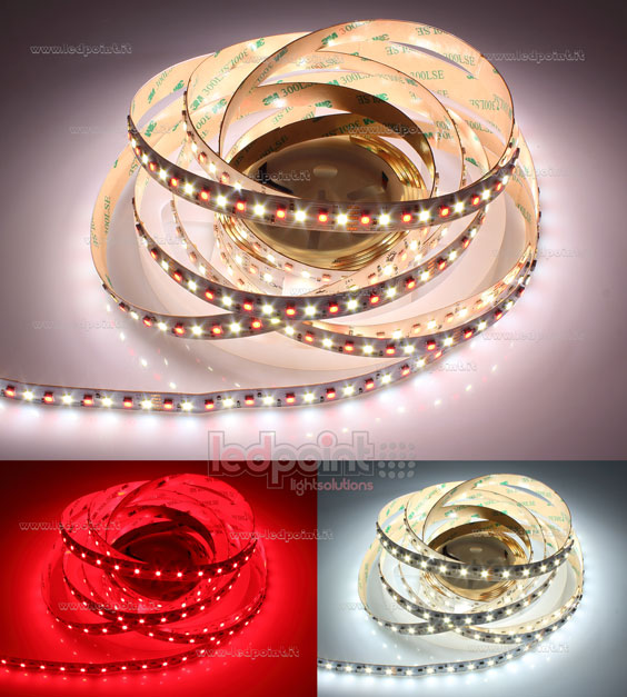 Tira de led 3838+2835 24V IP20 4000K 3step 70+70led/m F52-R40s-140H12