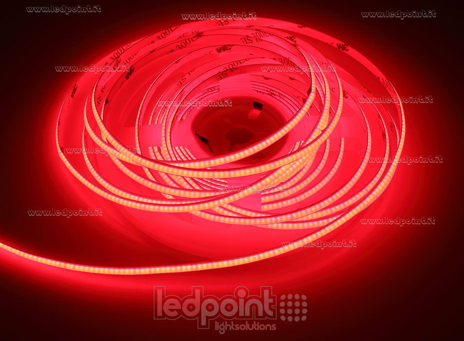 Tira de led COB 24V IP20 %COLORE% 320led/m F52-RED-320OS2-W5