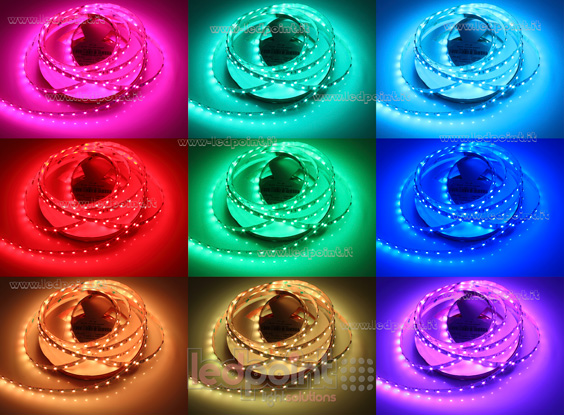 Tira de led 3838 24V IP65 RGB 70led/m B52-RGB-070G12-W8