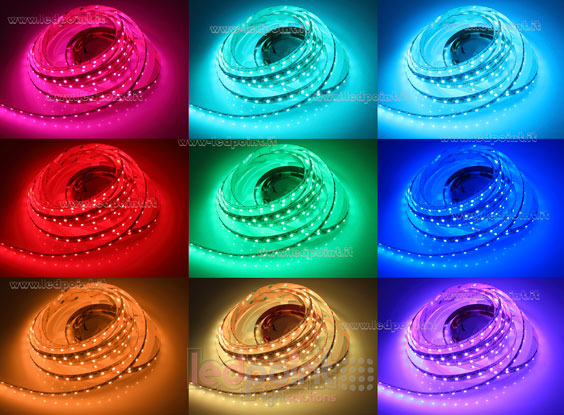 Tira de led 3838+2835+2835 24V IP20 RGBCCT 70+70+70led/m F52-RGBCCT-210H12