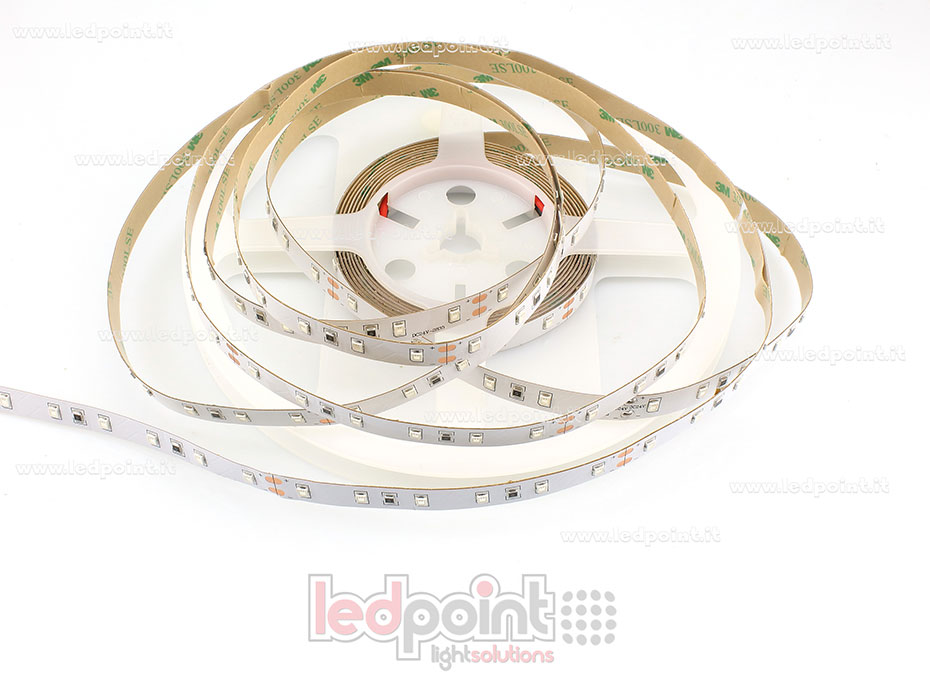 Tira de led 2835 24V IP20 590-595nm 60led/m F52-YEL-060812