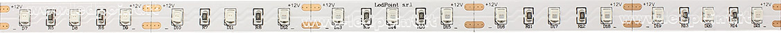 Tira de led 2835 12V IP20 590-595nm 60led/m F52-YEL-60811