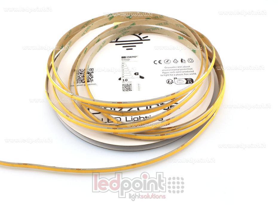 Tira de led COB 24V IP20 2700K 480led/m FA2-270-480OR2