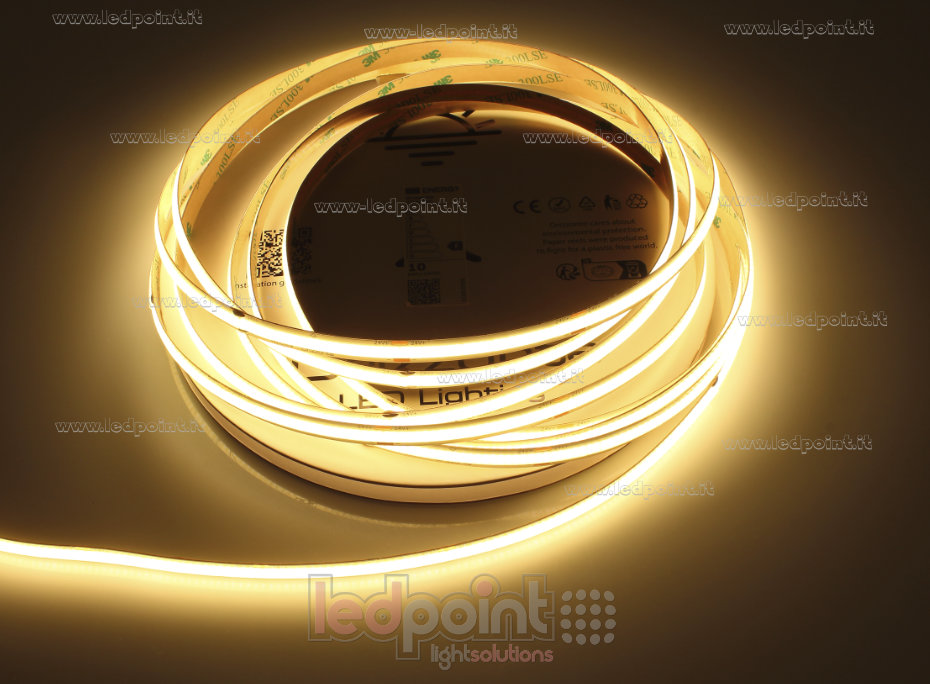 Tira de led COB 24V IP20 2700K 480led/m FA2-270-480OR2