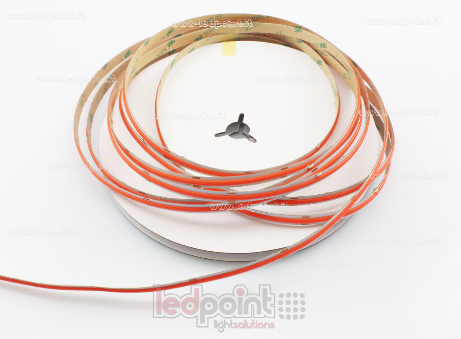 Tira de led COB 24V IP20 Rojo 480led/m F52-RED-480OR2