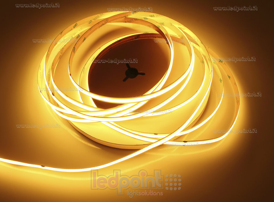 Tira de led COB 24V IP20 %COLORE% 480led/m FA2-YEL-480OR2