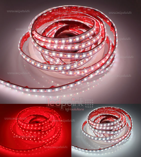 Tira de led 3838+2835 24V IP65 4000K 3step 70+70led/m K52-R40s-140H12