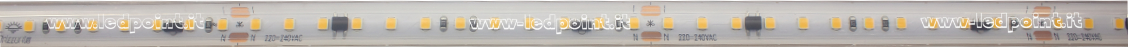 Tira de led 2835 230V IP65 3000K 120led/m KA2-30s-1208ZH