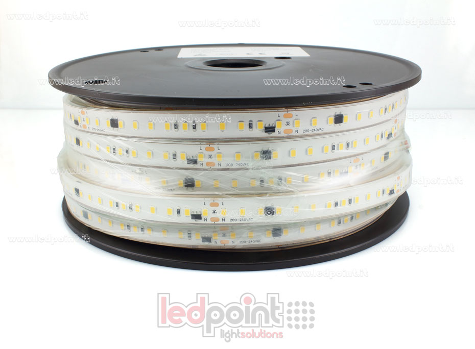 Tira de led 2835 230V IP67 3000K 130led/m L252-300T-13081H