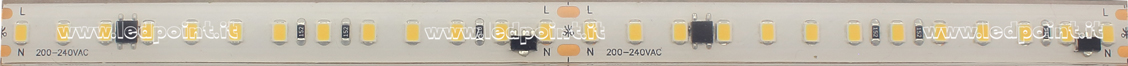 Tira de led 2835 230V IP67 3000K 130led/m L252-300T-13081H