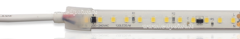 Tira de led 2835 220-240V IP67 3000K 120led/m L502-300T-1208CH/16