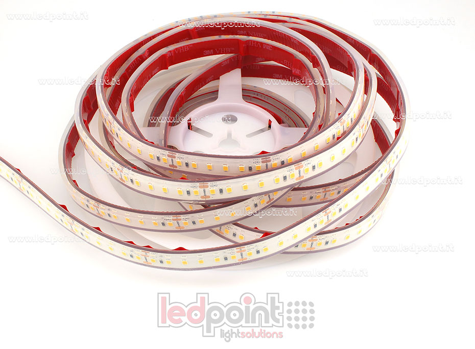 Tira de led 2835 24V IP67 3000K 120led/m L52-300T-120822/14.4