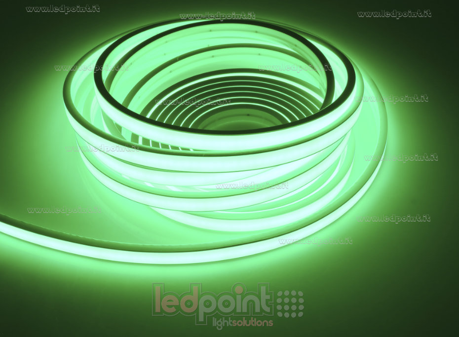 Tira de led 2025 24V IP67 Verde 264led/m L52-GREW-264N12