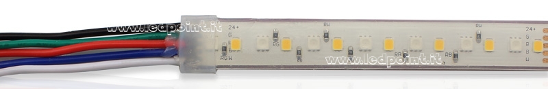 Tira de led 3838+2835 24V IP67 3000K 70+70led/m L52-R300T-140H12