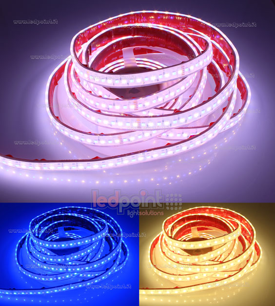Tira de led 3838+2835 24V IP67 3000K 70+70led/m L52-R300T-140H12