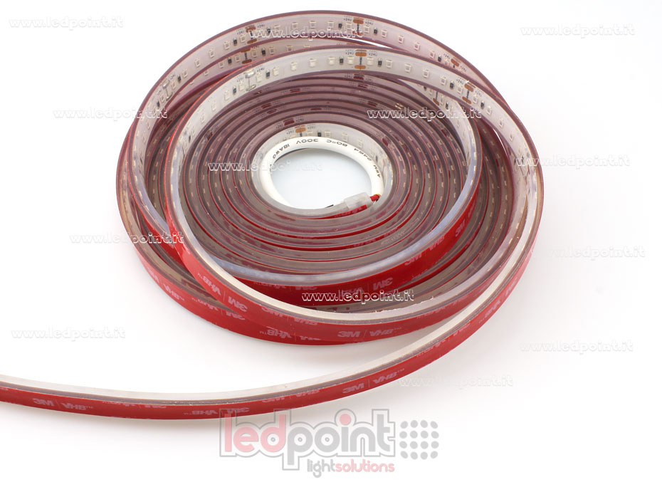 Tira de led 2835 24V IP67 620-625nm 120led/m L52-REDT-120822