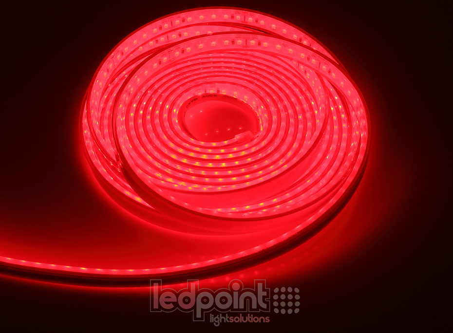 Tira de led 2835 24V IP67 620-625nm 120led/m L52-REDT-120822