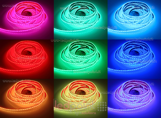 Tira de led 3838 24V IP67 RGB 112led/m L52-RGB-112G12-W8