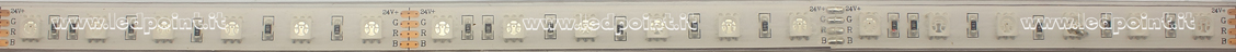 Tira de led 5050 24V IP67 RGB 60led/m L52-RGBT-060522