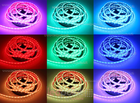 Tira de led 5050 24V IP67 RGB 60led/m L52-RGBT-060522