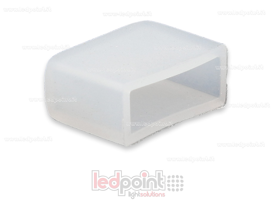 Tapa para perfil en aluminio para tiras de led Lx-ENC-230-N