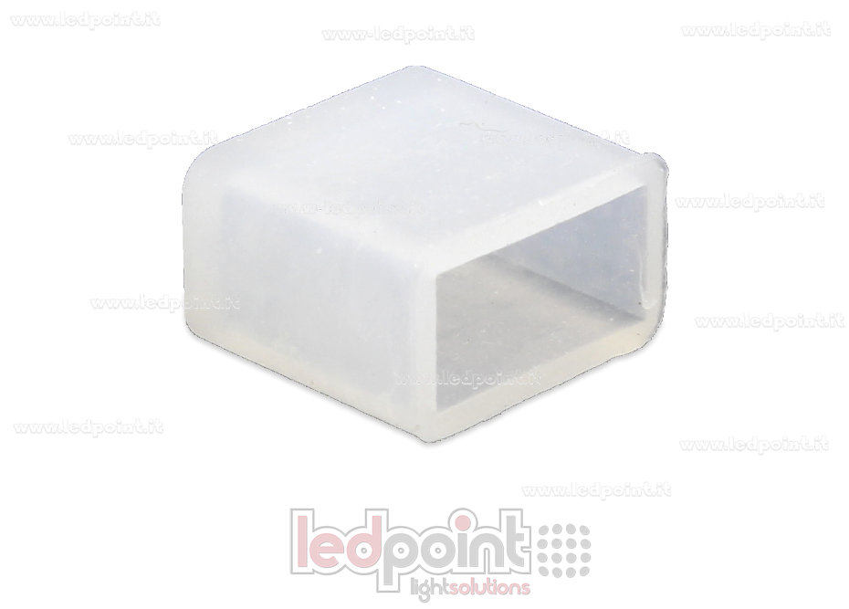 Tapa para perfil en aluminio para tiras de led Lx-ENC-5-N