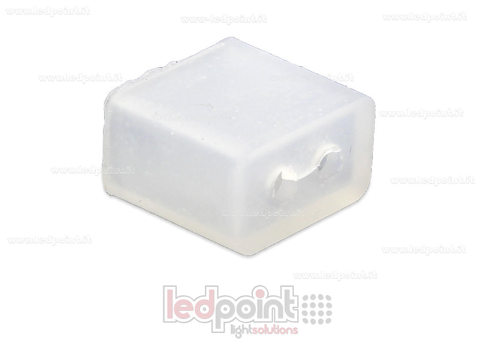 Tapa para perfil en aluminio para tiras de led Lx-ENC-5-W
